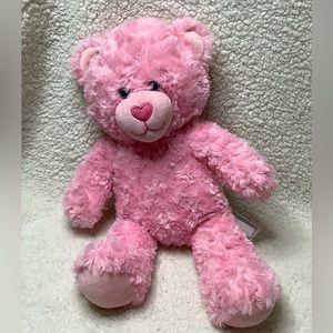 Build A Bear Pink Cuddles Bear Stuffed Animal Pludh BABW